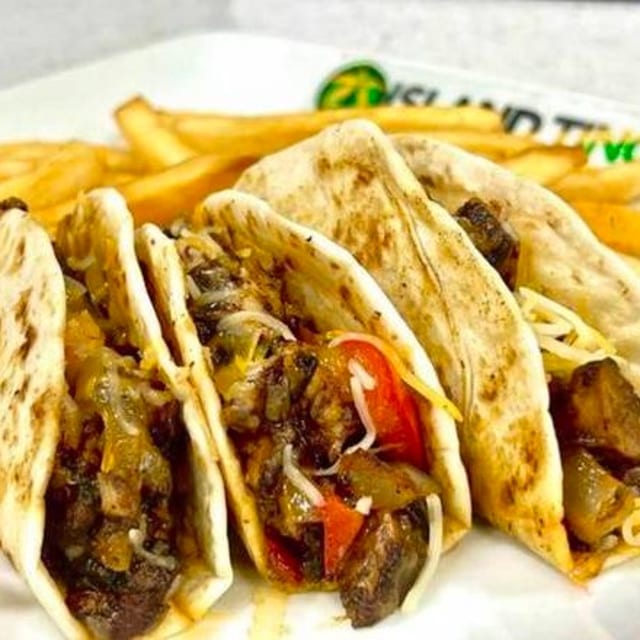 Jerk Chicken Taco Bogo.