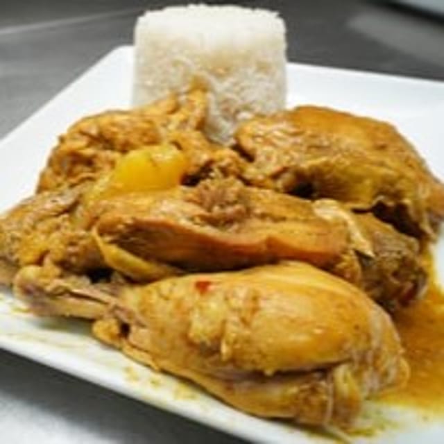 Curry Chicken Dinner.