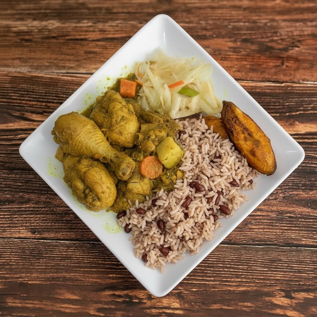 Curry Chicken Lunch.