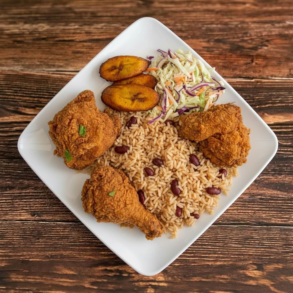 Fried Chicken Dinner.