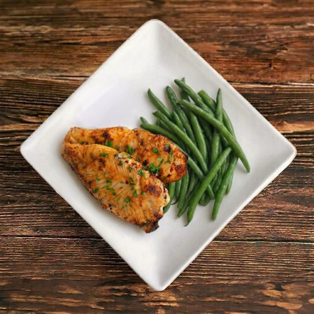 Grilled Fish Dinner.