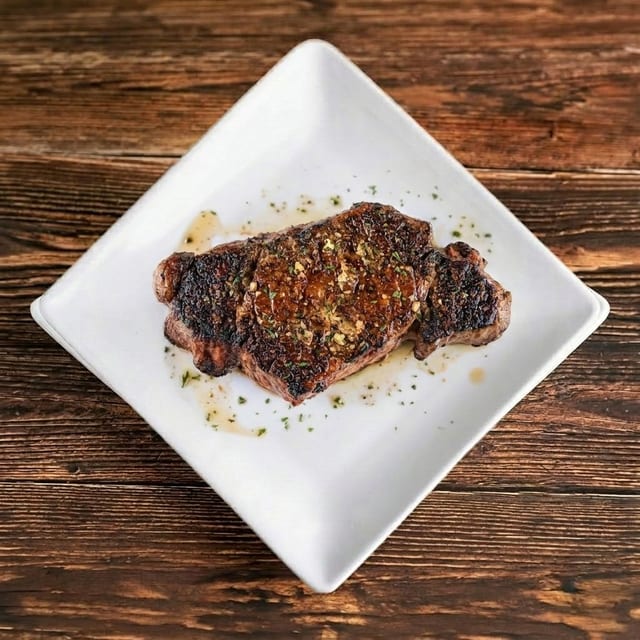Grilled Steak Dinner.