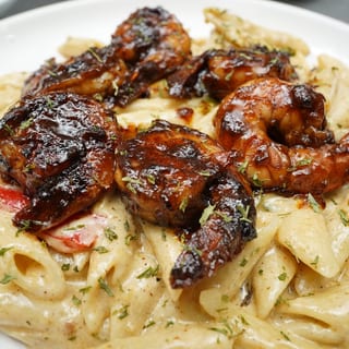 Jerk Shrimp Pasta