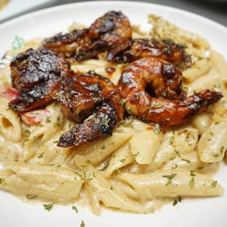 Jerk Shrimp Pasta