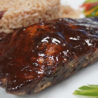 Jerk Salmon Dinner