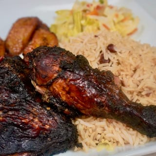Jerk Chicken dinner